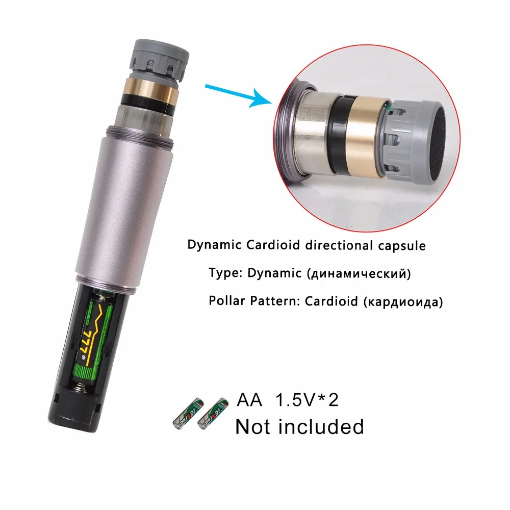 Freeboss FB U4800 4 канала 4*100 металлический ручной микрофон PLL IR UHF беспроводной для