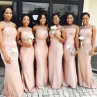 Женское вечернее платье, элегантное атласное кружевное платье с юбкой годе, для выпускного вечера