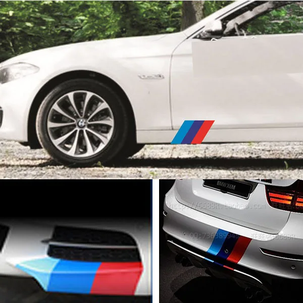 

3Colors KK M performance car body sticker for BMW E36 E46 E60 E90 F10 F20 F30 M1 M2 M3 M4 M5 M6 X1 X3 X5 X6 GT Z4