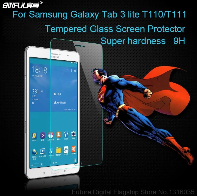 Для Samsung Galaxy tab 3 lite 7.0 T111 T110 T113 T116 Премиум закаленное стекло Защитная пленка с
