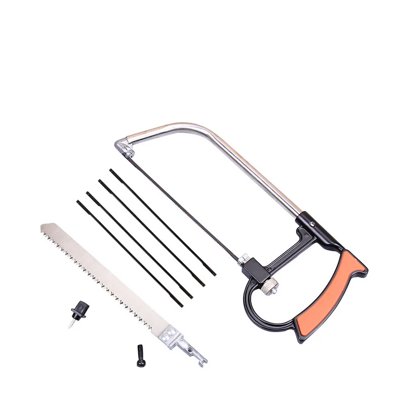 8 в 1 многофункциональная ручная стальная пила ножовка рама с 6 лезвиями коробке