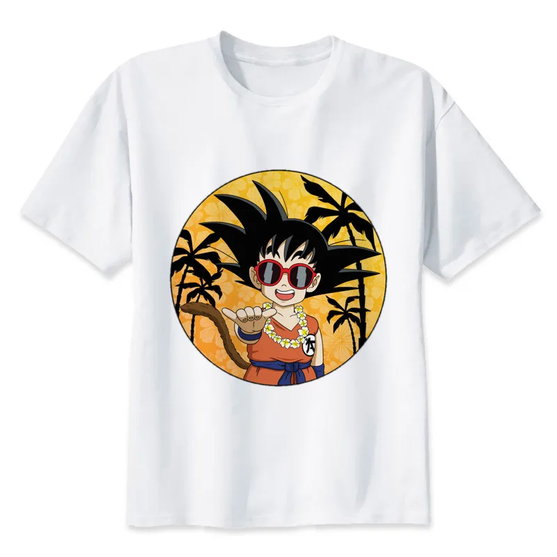 Драконий жемчуг Футболка супер сайян dragon ball z DBZ Goku Вегета чехол Capsule corp футболка