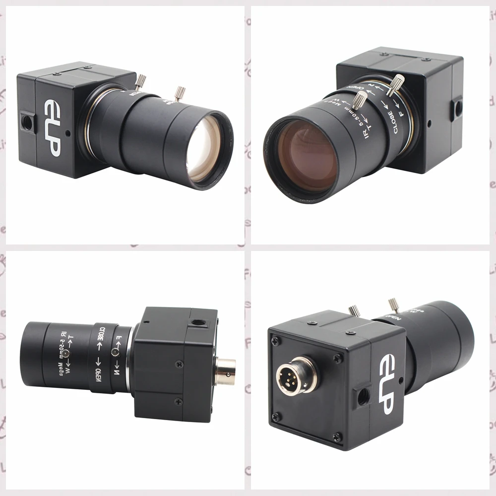 ELP Высокое разрешение 3264X2448 USB2.0 5-50 мм зум ручная фокусировка 8MP камеры для получения HD cctv системы безопасности