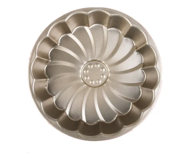 Антипригарное покрытие цветок формы для выпечки из углеродистой стали рифленые