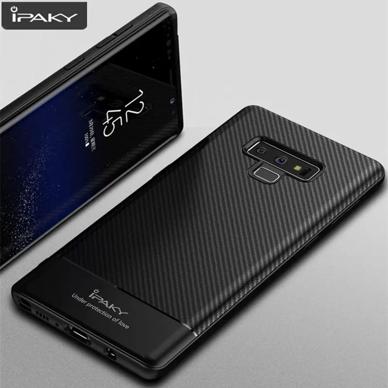 Чехол для Samsung Note 9 IPAKY 8 S8 S9 S10 Гибридный Силиконовый противоударный мягкий чехол