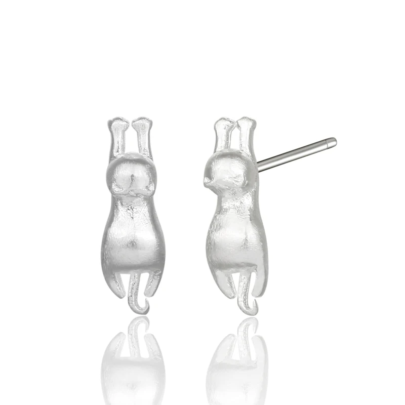 Модные ювелирные изделия для девочек однотонные серьги гвоздики из