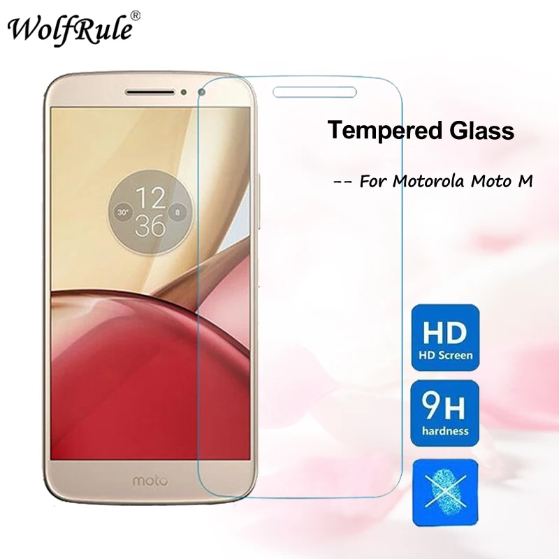 WolfRule 2 шт для стекла Motorola Moto M защита экрана закаленное стекло стеклянная пленка