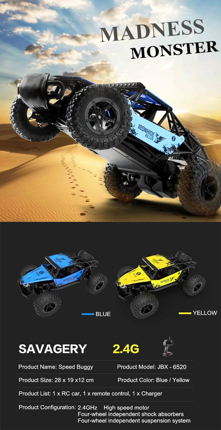 2,4 ГГц пульт дистанционного управления RC автомобили Bigfoot Monsters Rock подъемник высокая скорость внедорожный пульт дистанционного управления автомобиля игрушки