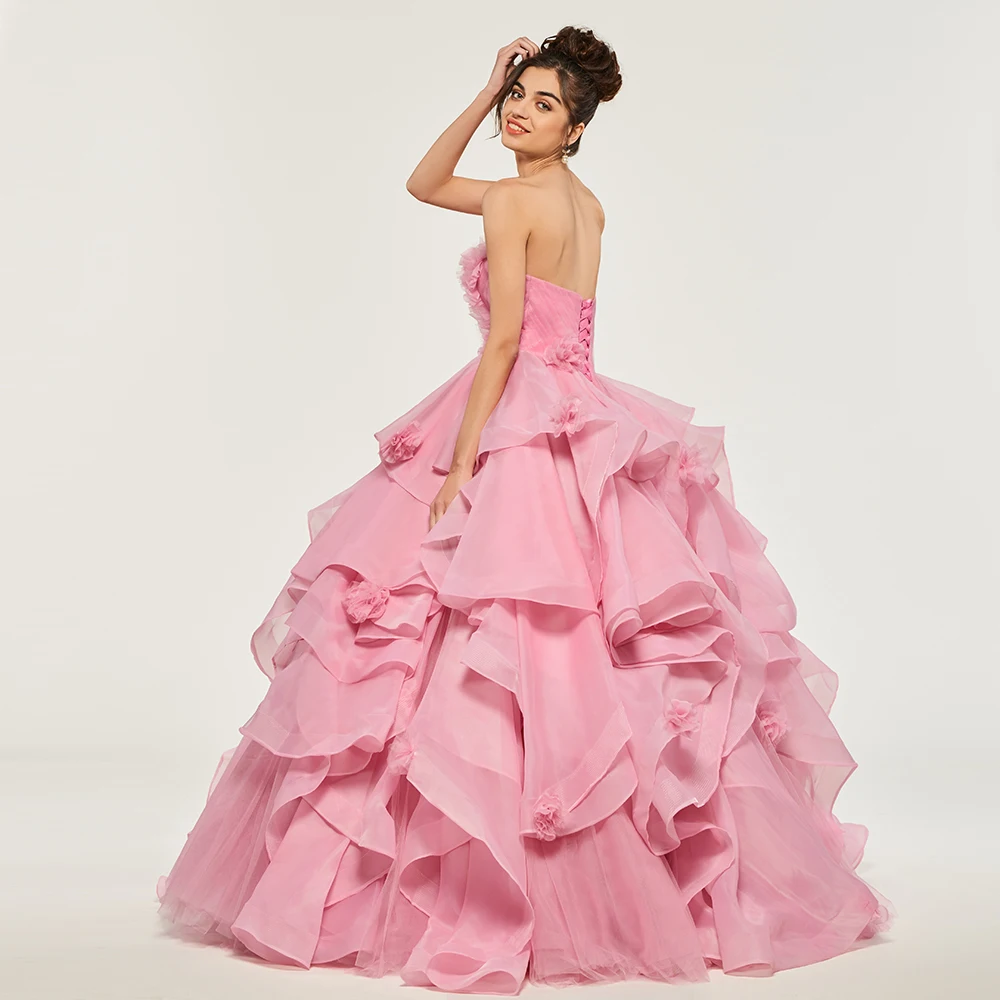 Бальное платье Dressv пышные платья Quinceanera милое принцессы на шнуровке с