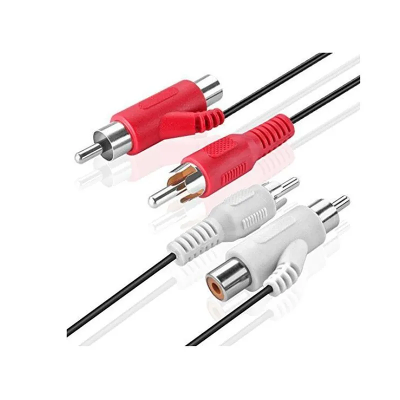LBSC RCA аудио кабель Piggyback 2 папа Папа + мама 6 футов|cable esata|cable rj11cable ffc |