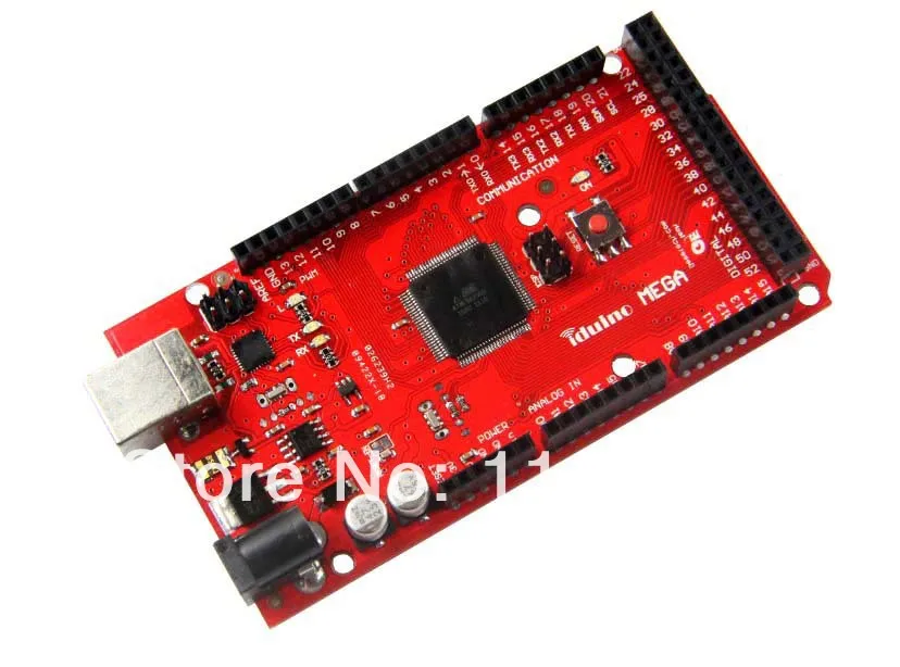 Экран Geeetech RAMPS1.4 Iduino Mega2560 R3 с шаговым двигателем Pololu A4988 радиатором для 3D принтера