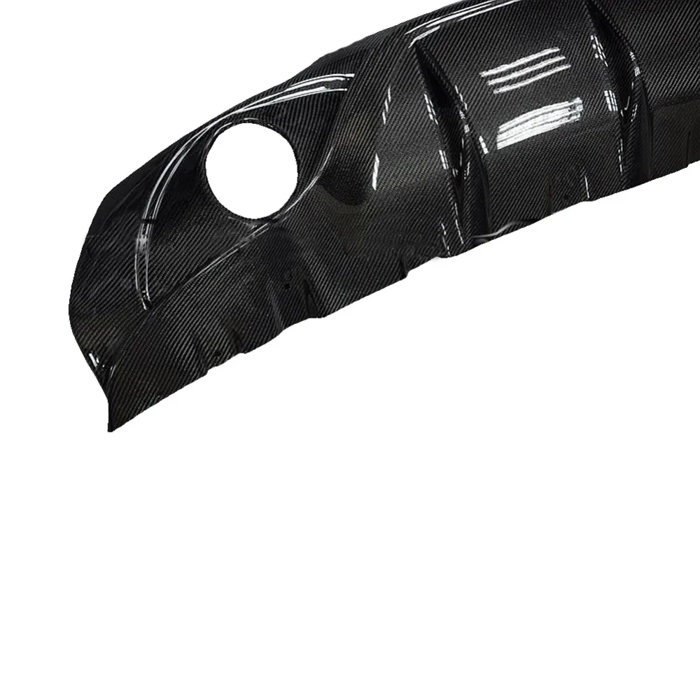 Спойлер из углеродного волокна задний диффузор для багажника черная отделка Alfa