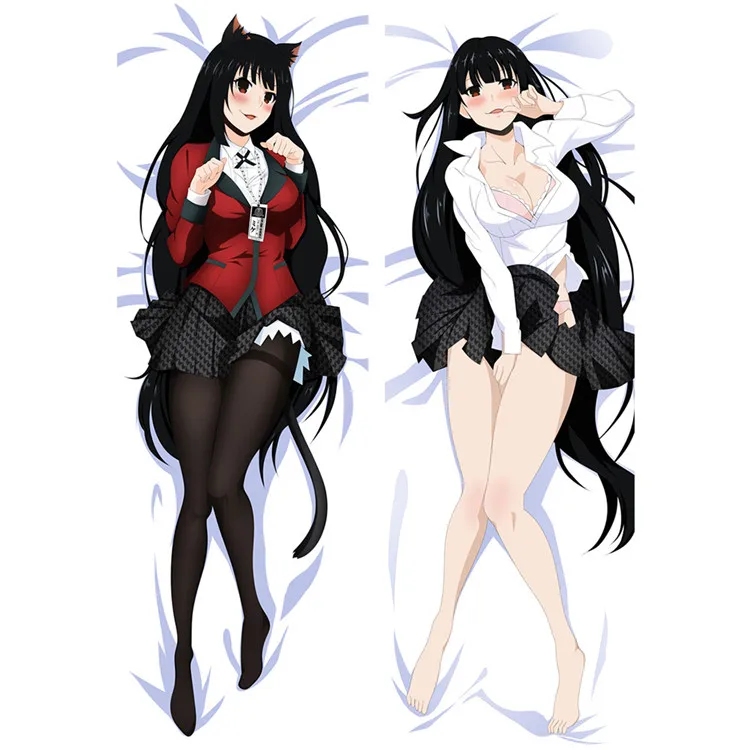 Kakegurui-заядлый игрок домашний текстиль аниме Подушка «Dakimakura» чехол 100 см 150 см 160 см 180 см - Цвет: 712036