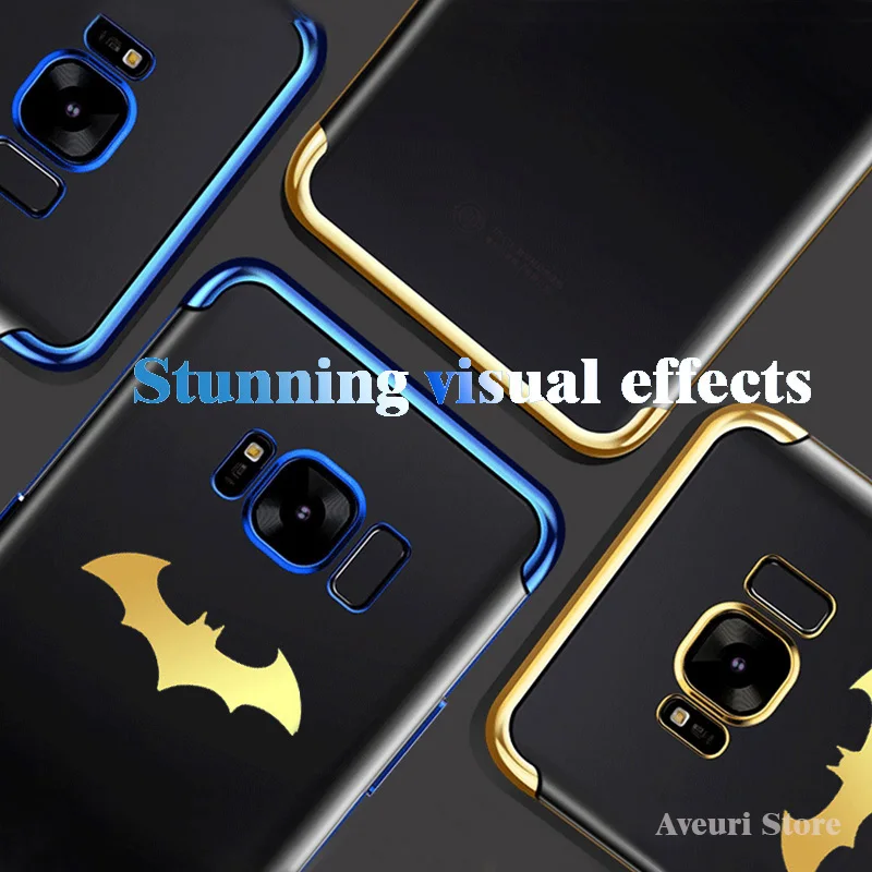 Роскошный обшивка мягкий чехол для телефона для samsung Galaxy S7 Edge S8 S8 Plus Coque Прозрачный чехол для samsung S9/S9Plus Note 8 Fundas