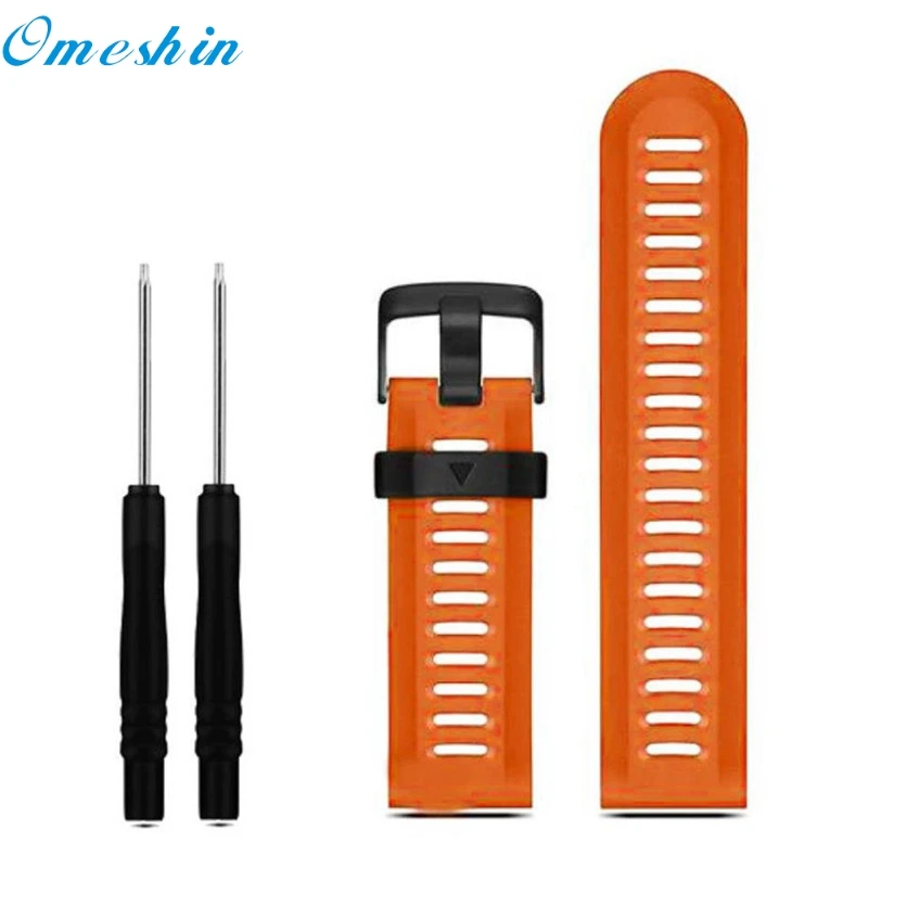 OMESHIN Factory Price Soft Silicone Strap Replacement Watch Band With Tools For Garmin Fenix 3 HR June23 Drop Shipping | Электроника
