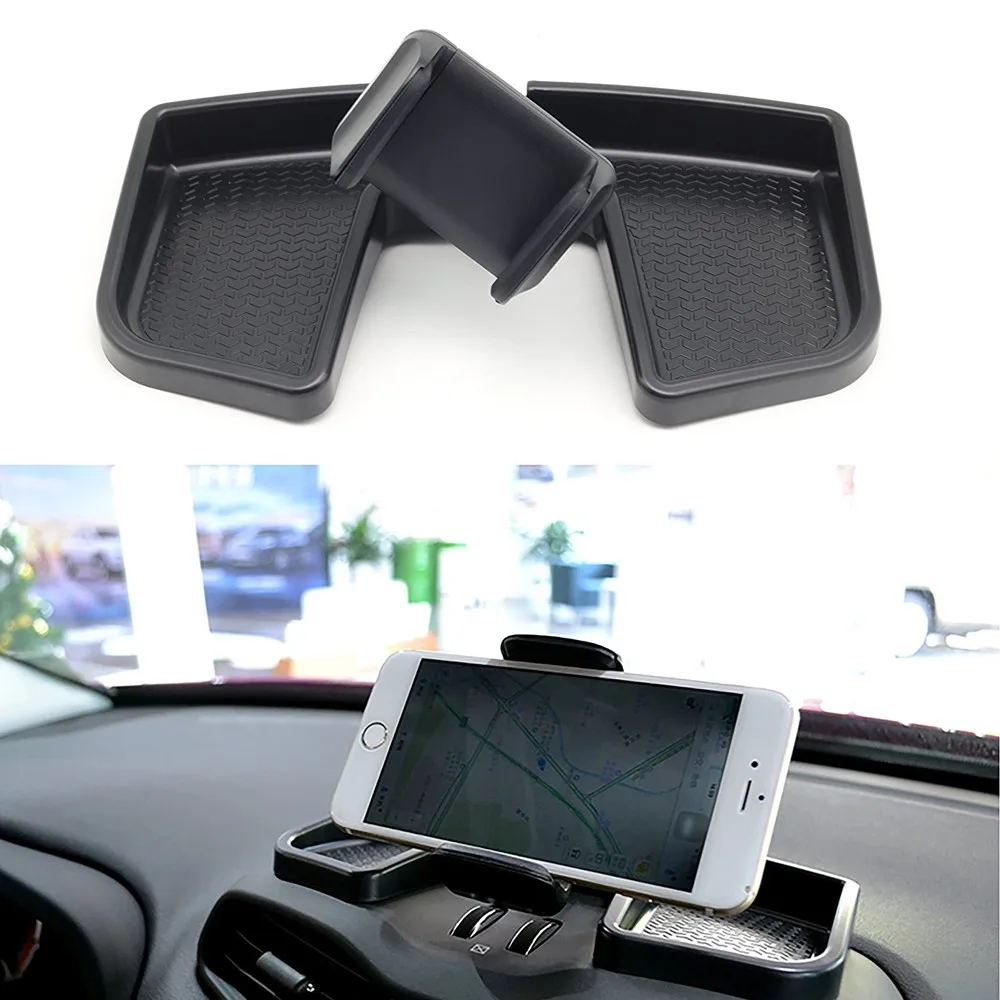 Автомобильный держатель Marloo для сотового телефона с ящиком хранения из АБС