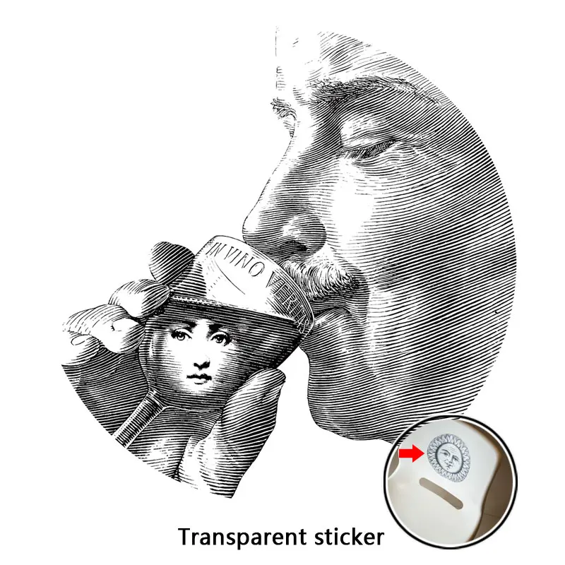 120 NO.113-140 дизайнерские обои Fornasetti, прозрачные наклейки на стену для украшения стен, гостиной, 1 шт - Цвет: 120