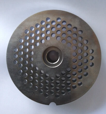 

electric meat grinder parts stainless steel SS420 meat hole plate 4.5mm or 6mm