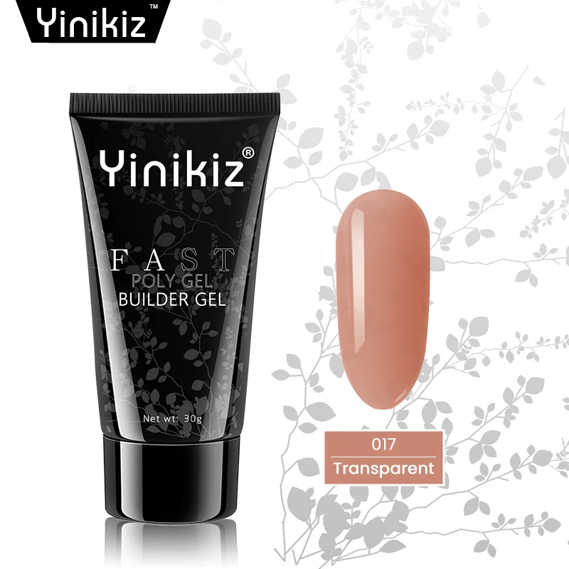 017 Yinikiz 17 цветов, строительный гель для полировки ногтей, лак для наращивания ногтей, УФ светодиодный жесткий гель, длинный гель для скульптуры ногтей, маникюрный лак - Цвет: 017