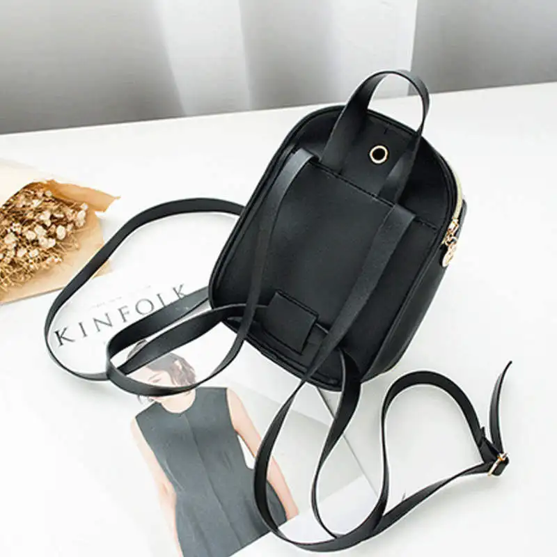 Женский рюкзак из искусственной кожи школьный женский маленький дорожный