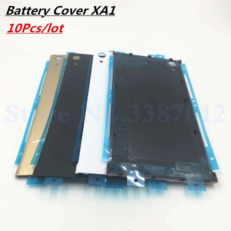 10 шт./лот Крышка батарейного отсека для Sony Xperia XA1 G3116 G3115 G3112 задняя крышка корпуса с