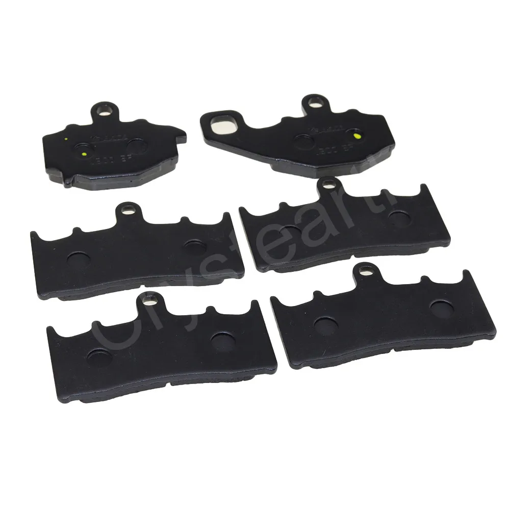 Передние и задние тормозные колодки для мотоцикла 6 шт. KAWASAKI ZX600 NINJA ZX6R ZX 6R 1998 2002 1999