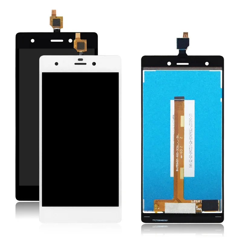 Кожаный чехол бумажник для Wiko Pulp 4G ЖК дисплей Дисплей кодирующий преобразователь