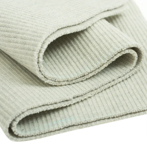 Light gray Толстый хлопок вырез манжеты нижний подол одежды ребра трикотажная ткань для детской одежды аксессуары - Цвет: Light gray