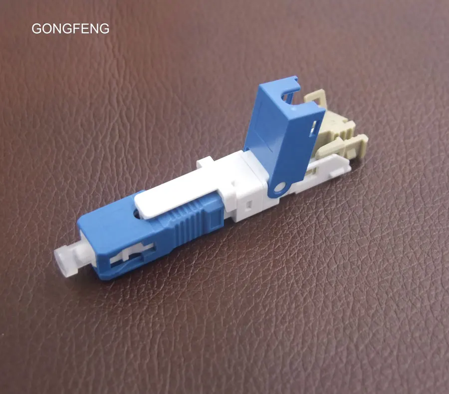 GONGFENG 100 шт. Новый Популярный SC оптоволоконный быстрый разъем FTTH SC/UPC Подержанный