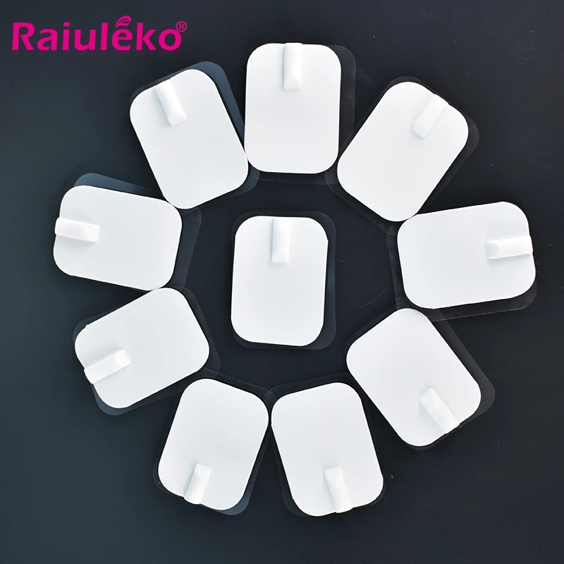 

20/10Pcs Silicone Electrode Pads Tens Electrode Massager Patches Physiotherapy for Muscle Stimulator Digital Therapy Machine