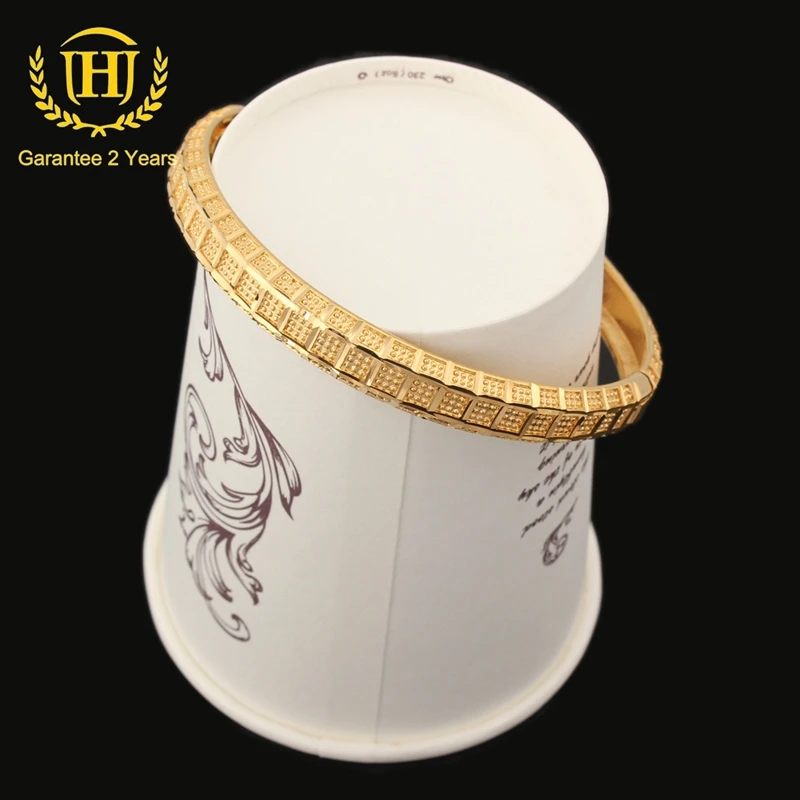 JH Модные золотые Цвет индийский кольцеобразный Браслет Геометрическая сетка