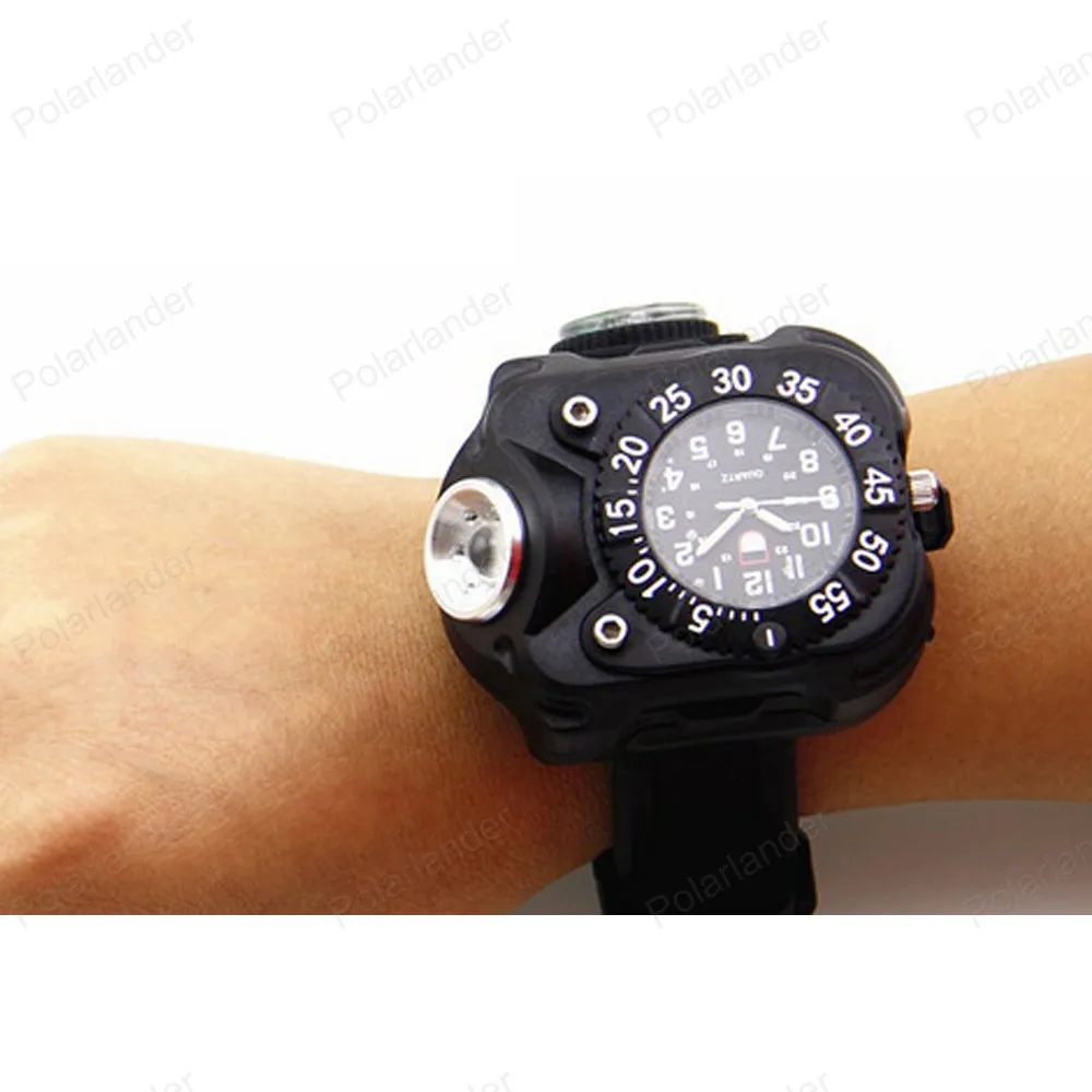 Мода Спорт на открытом воздухе механические часы водонепроницаемые Группа свет
