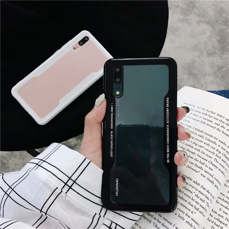 Акриловые Ультратонкий чехол для huawei Y6 Y7 Y9 P Smart P20 P30 противоударный мягкий чехол для Honor 10i 20i 8X 8C 8A 9 10 Lite чехол