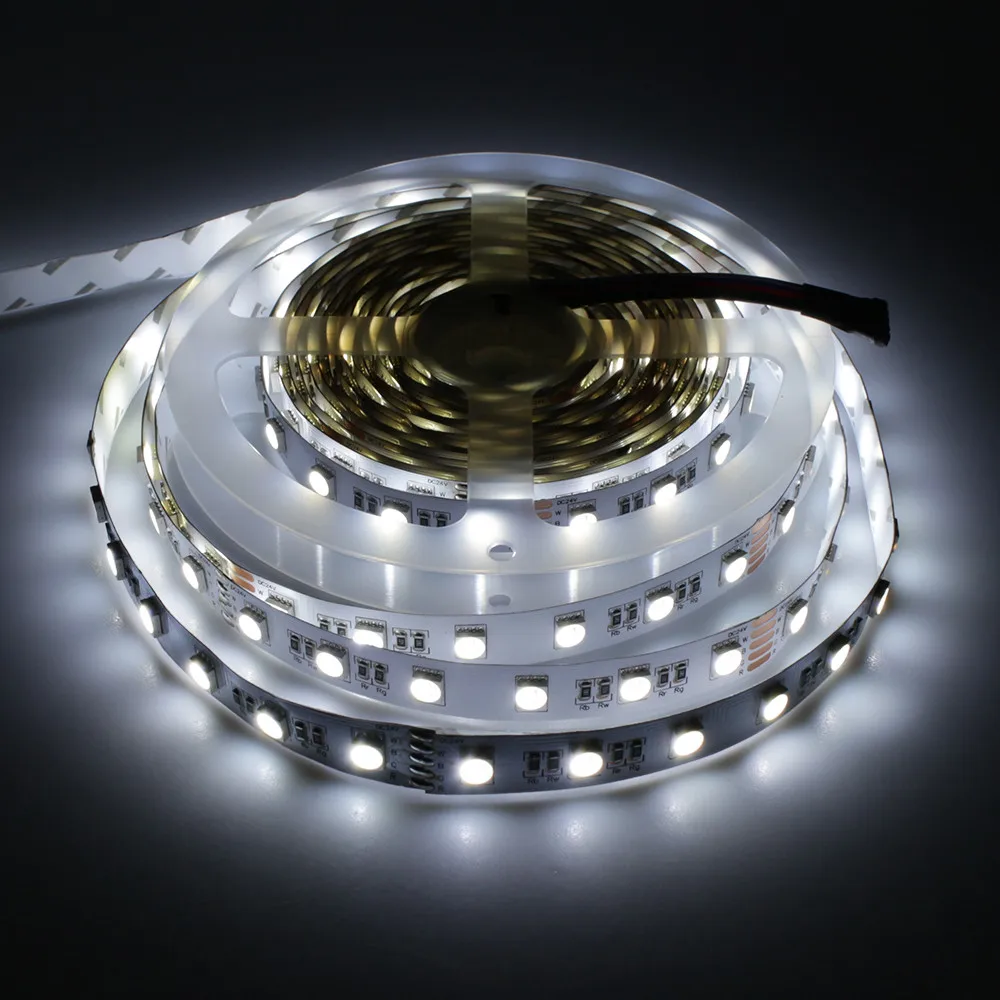 DC24V RGBW RGBWW 4 цвета в одном SMD 5050 гибкий светодиодный ленточный неводонепроницаемый безопасная Светодиодная лента световой 5 м/рулон 300 светодиодный s