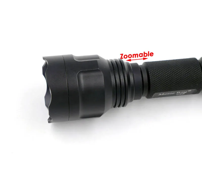 Масштабируемые nichia 365nm uv led фонарик мощный 3 Вт 6 ультрафиолетовый свет Манта C8s
