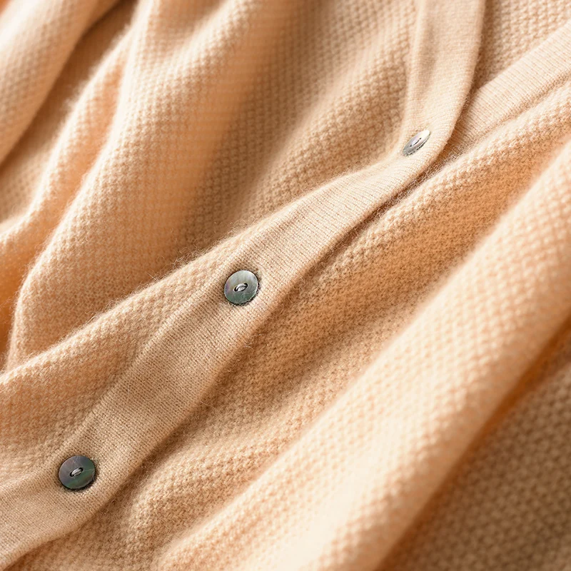 

Women Cardigans 100% Pure Cashmere Knitwear Female Jumpers Long Vneck Knitting Jackets Woman Sweater Ladies clothes Girls Tops