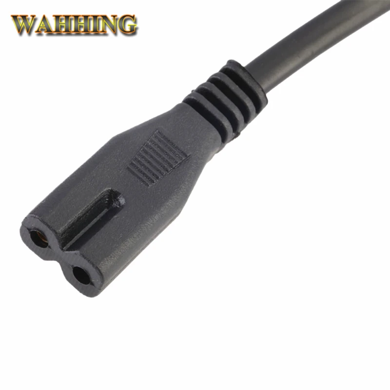 1 шт. штепсельная вилка стандарта США 2-контактный кабель питания 2-зубчатый