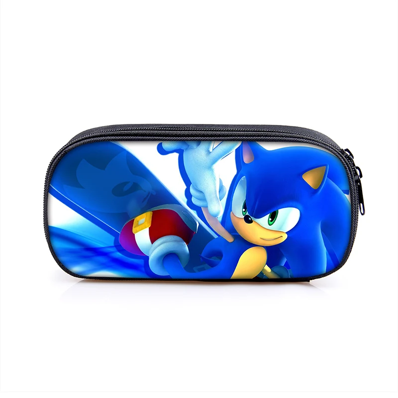 Super Mario Bros Sonic Kids PencilBag, Студенческая сумка для детей, новая милая Высококачественная канцелярская сумка, пенал
