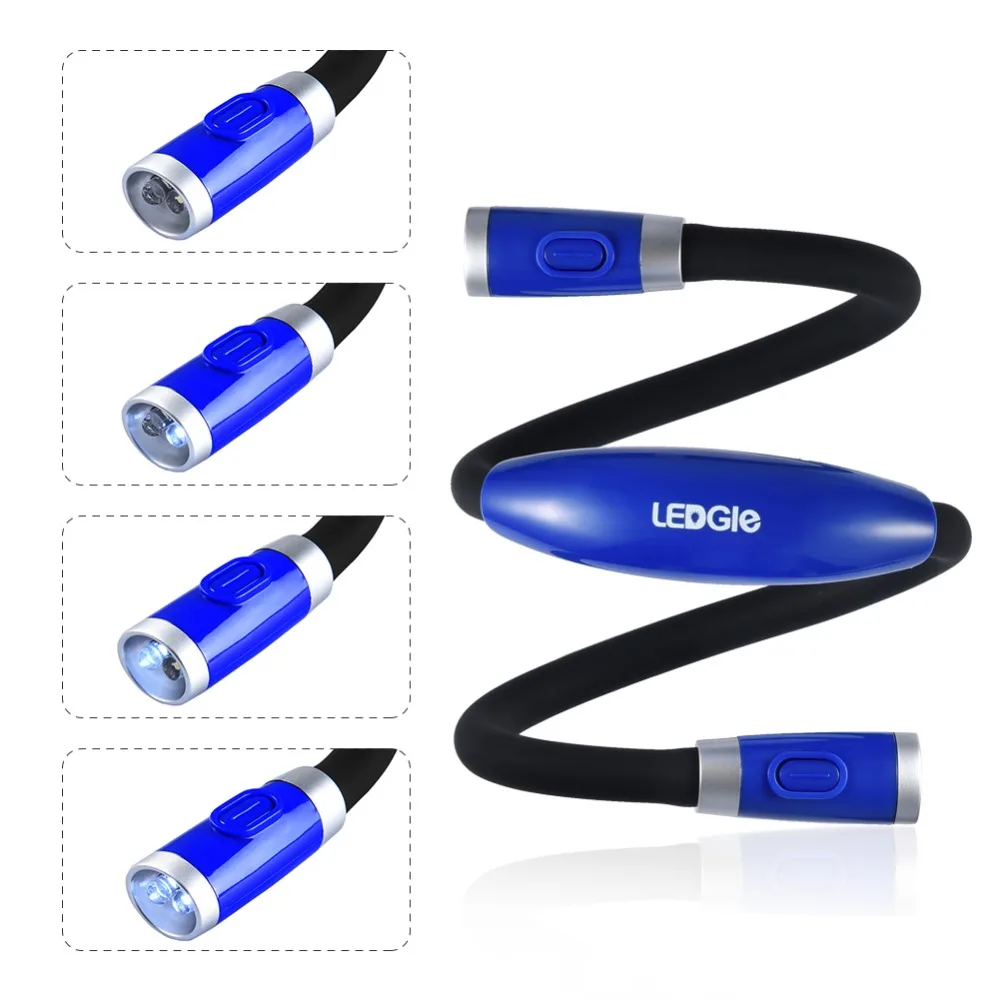 Ledgle Высокое качество Новинка светодиодный ночник фонарик гибкий Handsfree светодиодный Средства ухода за кожей шеи Hug свет книга настольная лампа Hug свет