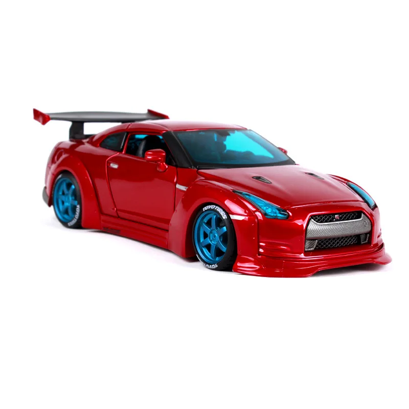 Maisto 1:24 NISSAN GTR GT R R35 мод для литья под давлением гоночный автомобиль средство