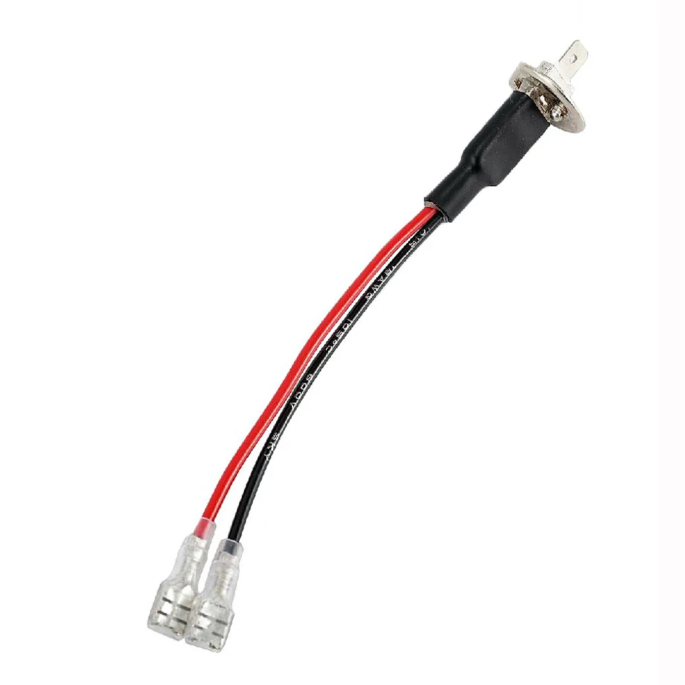 Oslamp для разъема H1 1 Pin конвертировать в 2 контакта провода адаптера светодиодный сменный лампочка Одиночная Диодная проводка преобразователя