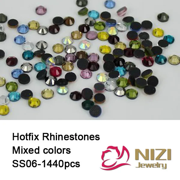 Rhinestones ss06 ss10 ss16 ss20 ss30 Assorted Colors Iron-on Beads DMC HOTFIX Crystal Perfect High Shine | Красота и здоровье