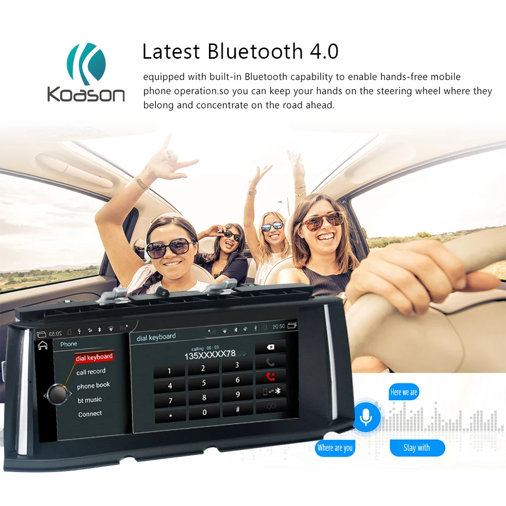Koason 10 25 дюймов ips экран Android 7 1 Система Автомобильный Аудио мультимедийный плеер