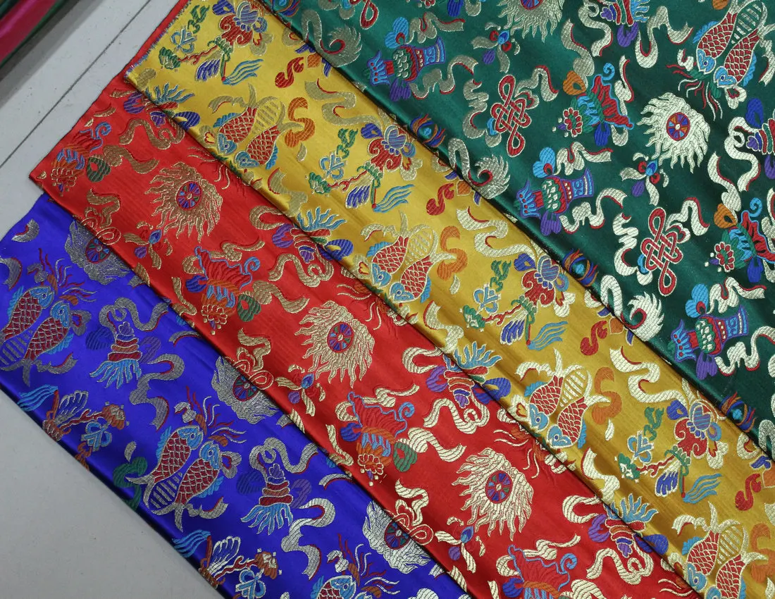 Pasting Decorative Decoration Of Mongolia Tibetan Buddhist Robe Fabric Cloth