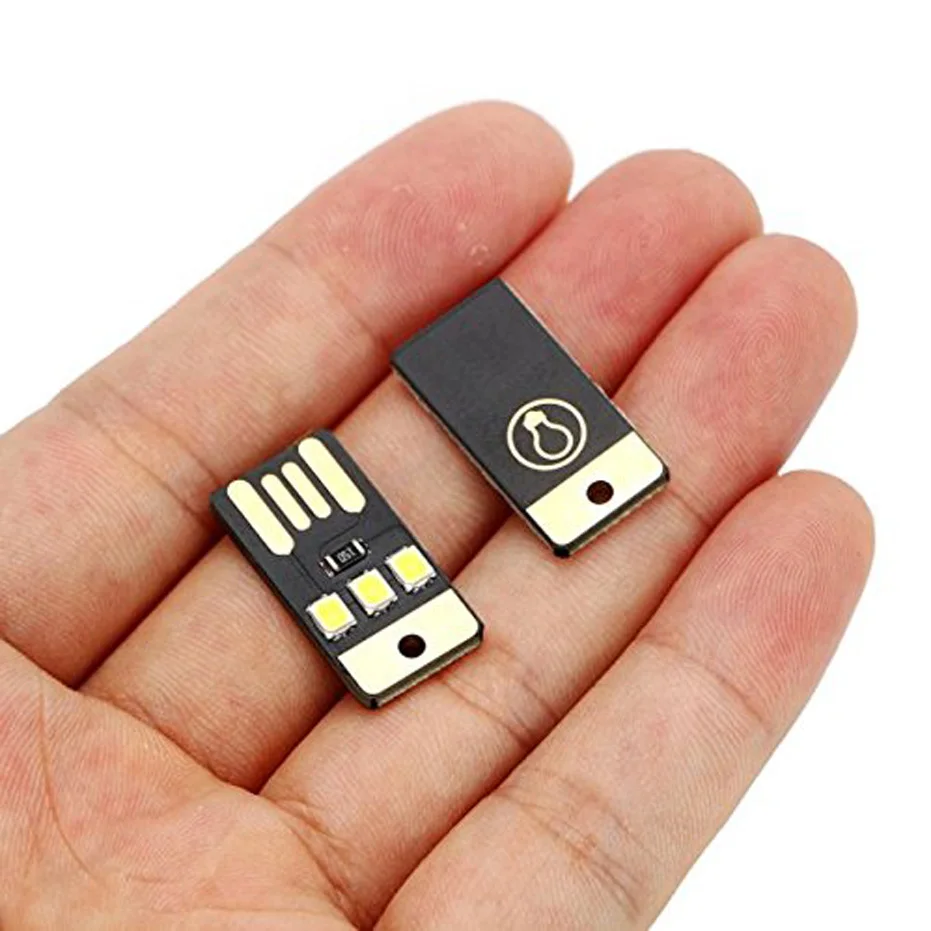 5 шт./упаковка карманная мини подсветка для чтения карт USB светодиодсветодиодный