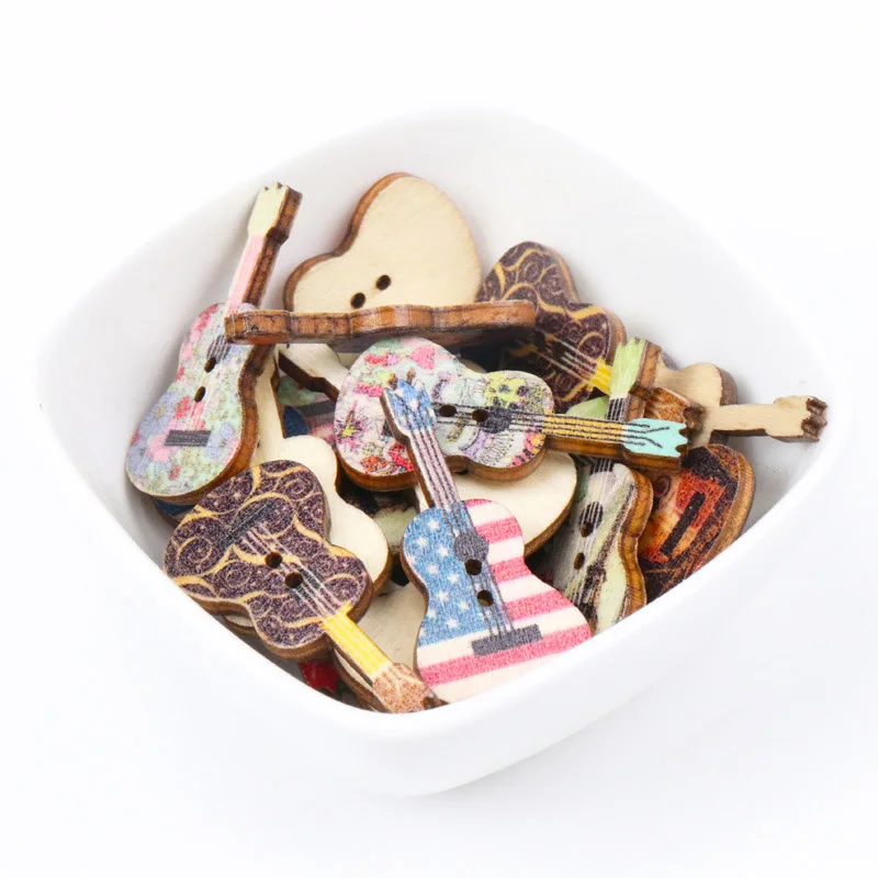 30 шт., деревянные аксессуары для шитья одежды, 18 х36 мм