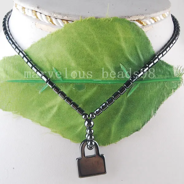 Бесплатная доставка Модные ювелирные изделия черный Немагнитный гематит Любовь