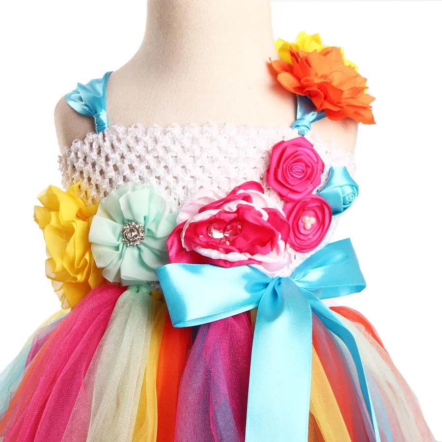 Candy Bright Color Girls Tutu Dress with Headband Spring Summer Short for Photography Prop Birthday Party TS097 | Детская одежда и