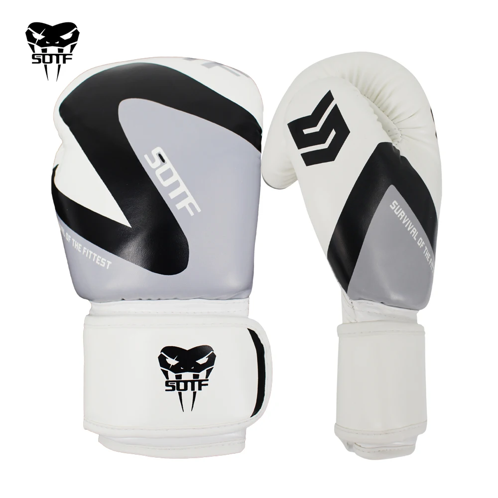 SOTF mma Adults Venomous snake Men Women geometric boxing gloves glove box Tiger Muay Thai sanda pads fight gloves boxers mma