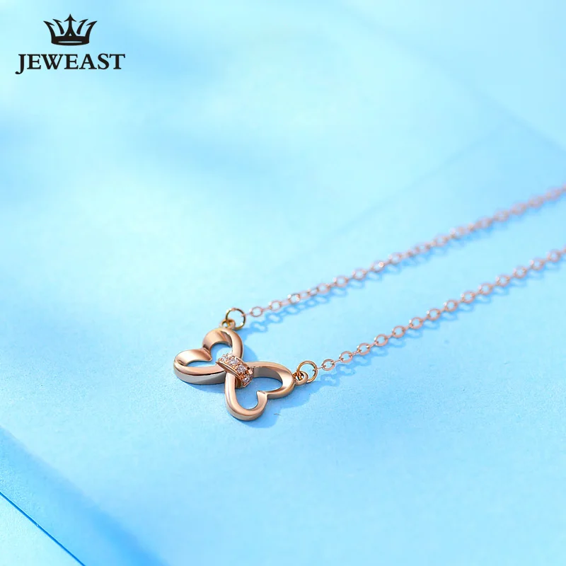 Ожерелье из 18-каратного золота с бриллиантами подвеска в виде бабочки Женская